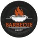 BBQ Party Set farfurii de hârtie pentru grătar 8 bucăți 18 cm