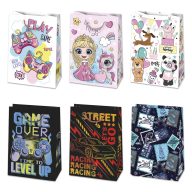 Colorat Party pungă de cadou din hârtie 23x32x11 cm