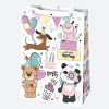 Colorat Party pungă de cadou din hârtie 23x32x11 cm