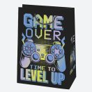 Colorat Party pungă de cadou din hârtie 23x32x11 cm