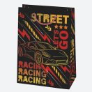 Colorat Party pungă de cadou din hârtie 23x32x11 cm