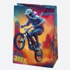 Vehicul Extreme sac de cadou din hârtie sport, sac de cadou 23x32x11 cm