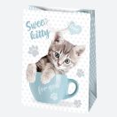 Animale Cute sac de cadou din hârtie 23x32x11 cm