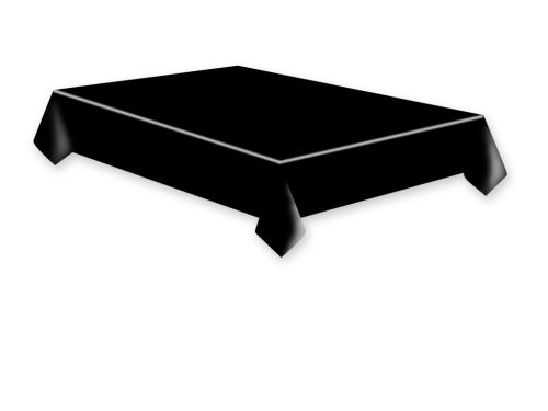 Colorat Dark Față de masă din hârtie neagră 120x180 cm