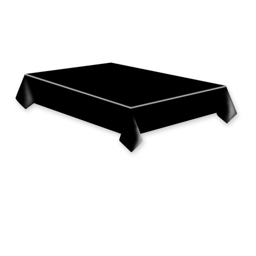 Colorat Dark Față de masă din hârtie neagră 120x180 cm