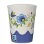 Colorat Folk Set 8 pahare de hârtie broderie, 250 ml