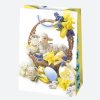 Paște Flowers pungă cadou din hârtie 23x32x11 cm