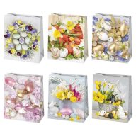 Paște Colorful sacoșă cadou de hârtie 19x23x10,5 cm