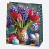 Paște Vase saculeț de cadouri din hârtie 19x23x10,5 cm
