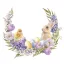 Paște Flowers Wreath șervețel 20 de bucăți 33x33 cm