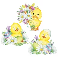 Paște Cute Chickens șervețel 20 buc 33x33 cm