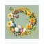 Paște Vintage Wreath șervețel 20 buc 33x33 cm