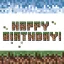 La mulți ani Pixel Block Set de 20 șervețele Happy Birthday 33x33 cm