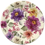 Floare Blossom farfurie de hârtie 8 buc 18 cm