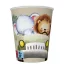 Animale Safari in the Jeep set de 8 pahare de hârtie 250 ml