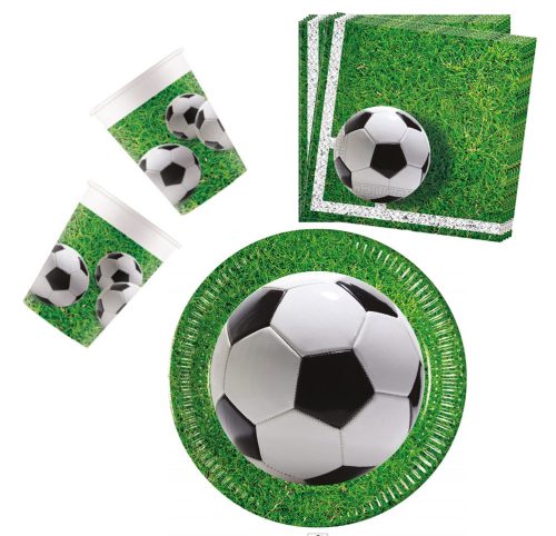 Fotbal Soccer Field Party set de 36 farfurii 23 cm