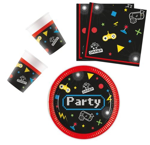 Gaming Party Party set de 36 20 cm