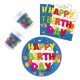 Happy Birthday Kokliko Party set de 36 farfurii 20 cm farfurii