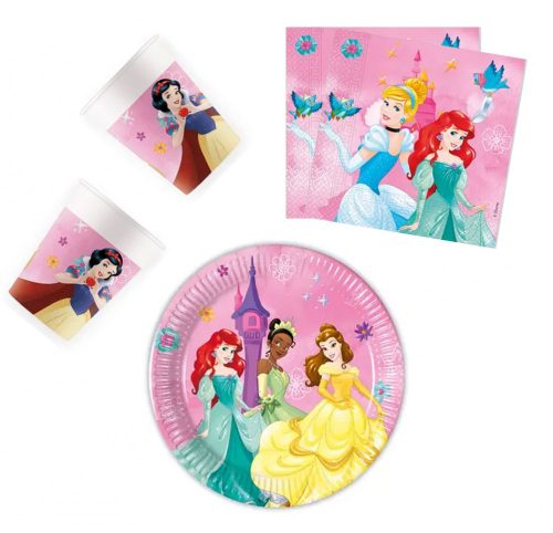 Prințesele Disney Live Your Story Party set de 36 de farfurii 20 cm