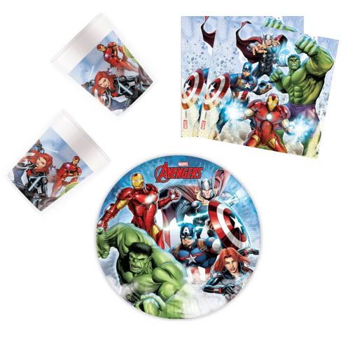 Avengers Infinity Stones Party set de 36 farfurii 23 cm