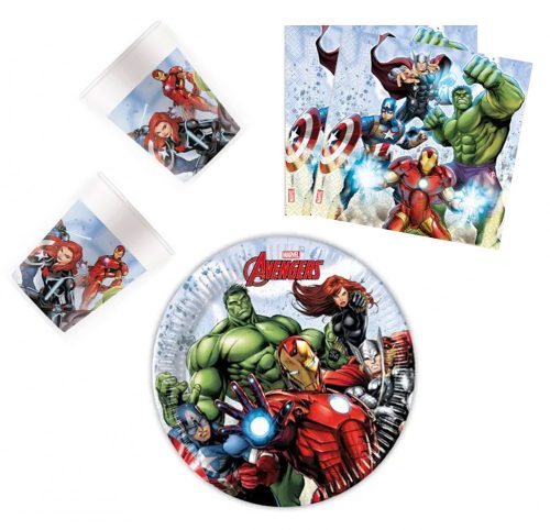 Avengers Infinity Stones Party set de 36 farfurii 20 cm de farfurii