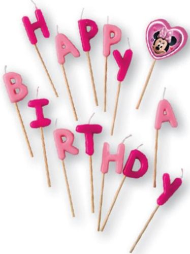 Disney Minnie  Junior Lumânare Happy Birthday