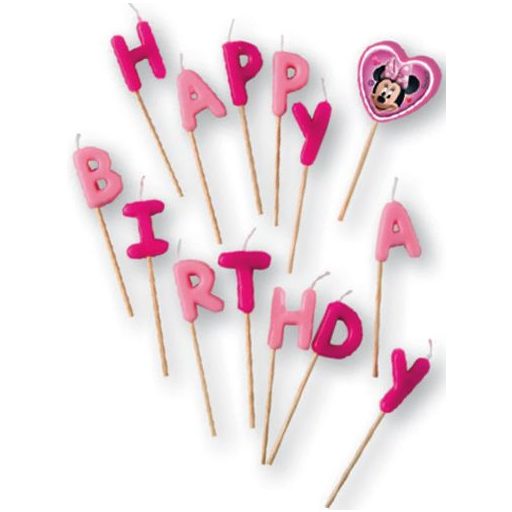 Disney Minnie  Junior Lumânare Happy Birthday