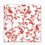Floare Arabesque Red Șervețel cu model roșu 20 buc 33x33 cm FSC