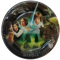 Star Wars Heroes farfurie de hârtie 8 buc 23 cm