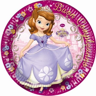 Disney Sofia First farfurie de hârtie 8 buc 23 cm