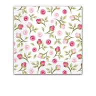   Floare Romantic Roses Șervețele cu trandafiri pachet de 20 33x33 cm