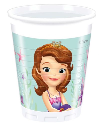 Disney Sofia Pearl of the Sea plastic pahar 8 buc. 200 ml