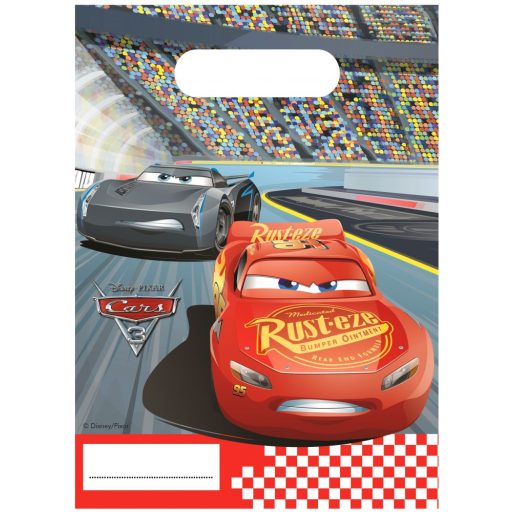 Disney Mașini Arena Race set de pungi de cadou 6 buc