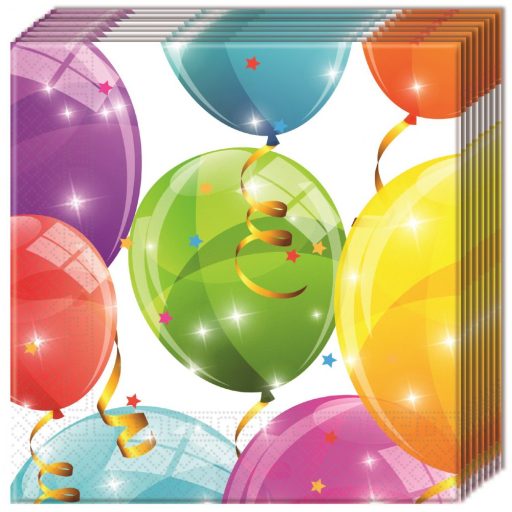Baloane Sparkling Balloons Șervețel Sparkling 20 buc 33x33 cm