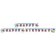 Baloane Sparkling Happy Birthday banner 200 cm