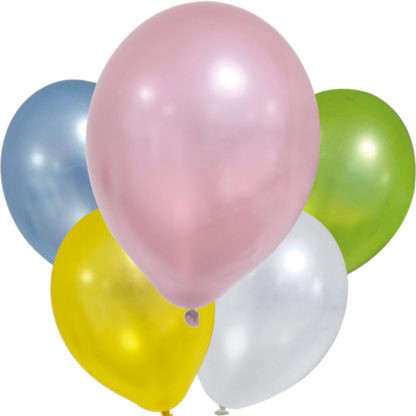 Pastel Metallic balon, balon 8 buc.