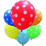 Colorat Dots, balon cu buline, set de 6