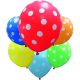 Colorat Dots, balon cu buline, set de 6