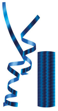 Colorat Serpentin Albastru Metalizat