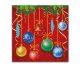 Crăciun Sparkling Balls șervețele 20 buc 33x33 cm