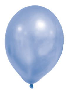 Metallic Blue Pastel balon, balon 8 buc.