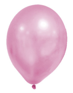 metallic pink Pastel balon, balon 8 buc.
