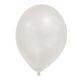 Colorat Metallic Balon pastel alb, set de 8