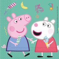 Purcelușa Peppa Messy Play șervețel 20 bucăți