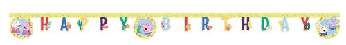 Purcelușa Peppa Messy Play Semn Happy Birthday