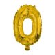gold, Aur gigant Balon folie cifra 0 85 cm