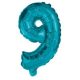 Numere Balon folie Mini număr 9 Albastru 32 cm
