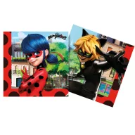   Miraculos: Buburuza și Motan Noir Hero șervețel 20 buc 33x33 cm