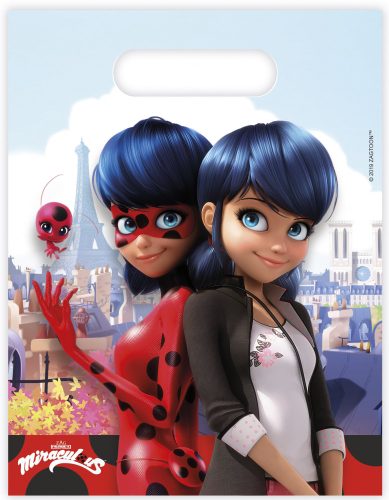 Miraculos: Buburuza și Motan Noir Hero set de 6 pungi de cadou