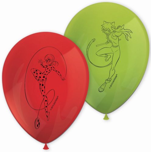Miraculos: Buburuza și Motan Noir Hero balon, balon 8 buc.